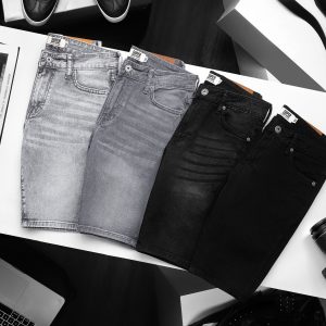 SHORT JEAN SUPER BROS WASH XÁM 4M