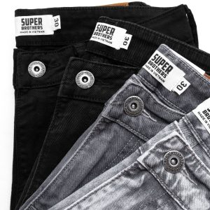 SHORT JEAN SUPER BROS WASH XÁM 4M