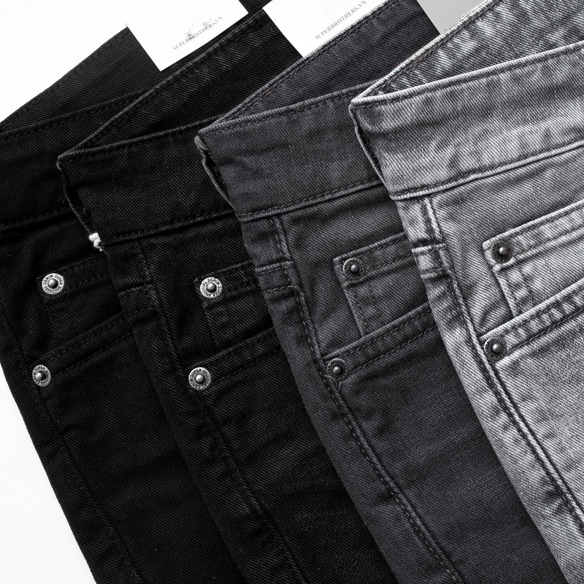 SHORT JEAN SUPER BROS WASH BỤI 4M