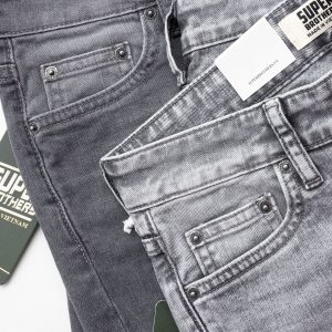 SHORT JEAN SUPER BROS WASH XÁM 4M