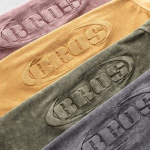 ÁO THUN WASH BỤI SUPER BROS 4M