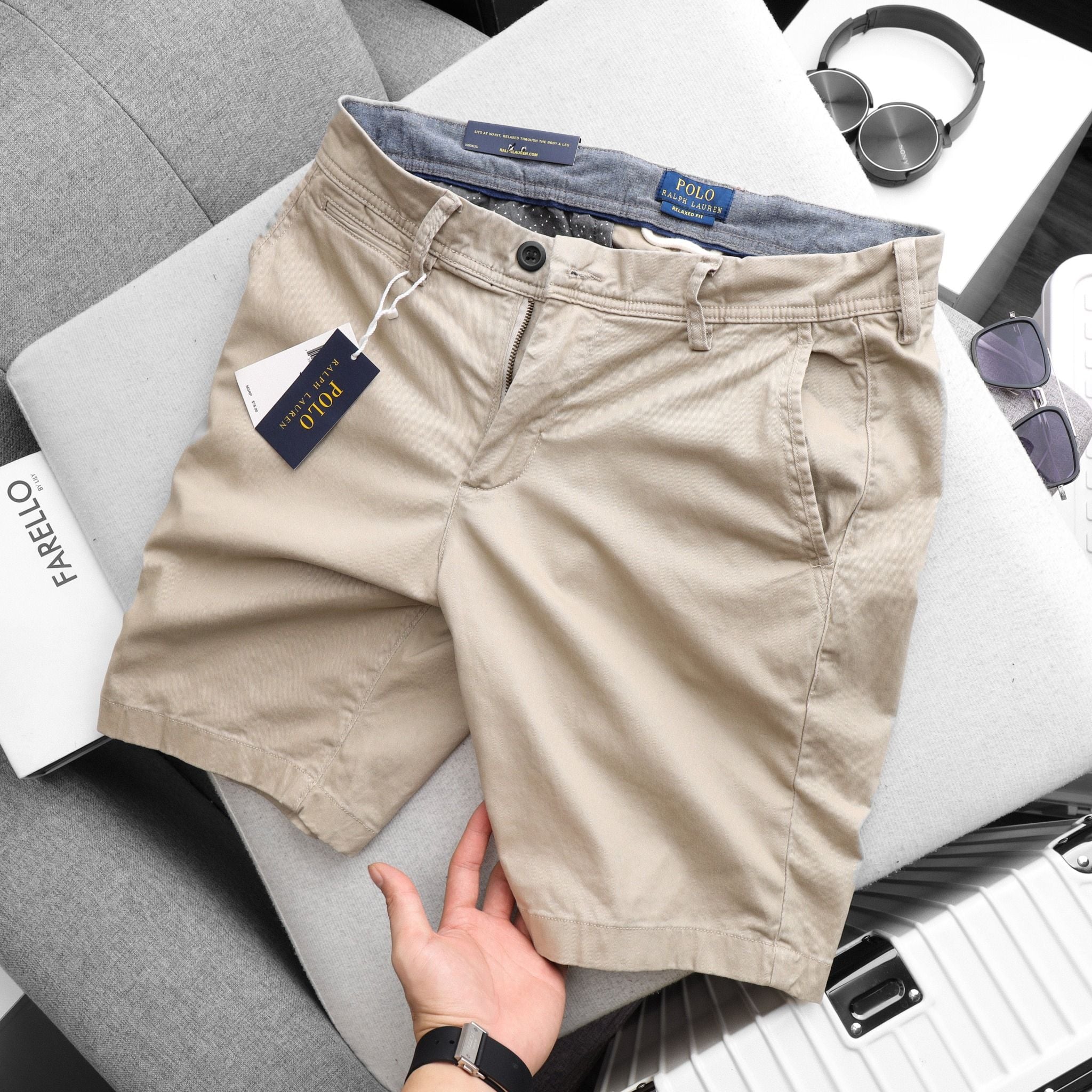 SHORT KAKI CHINOS POLO R-L 16M
