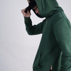 ÁO HOODIE ZIP HÔNG