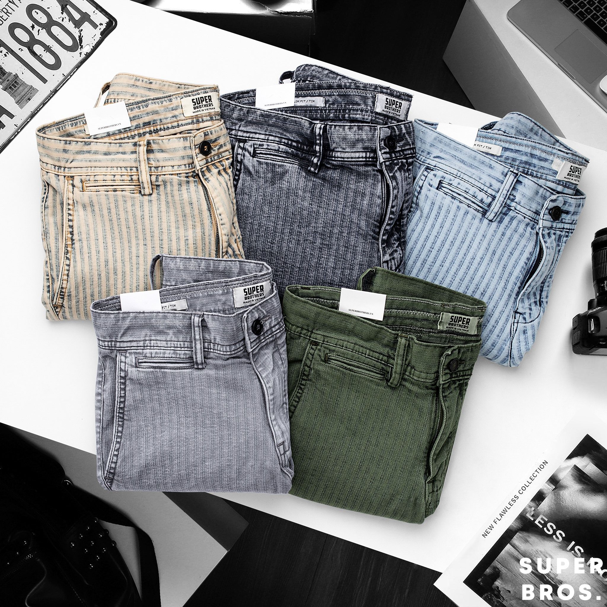 SHORT DENIM SUPER BROS