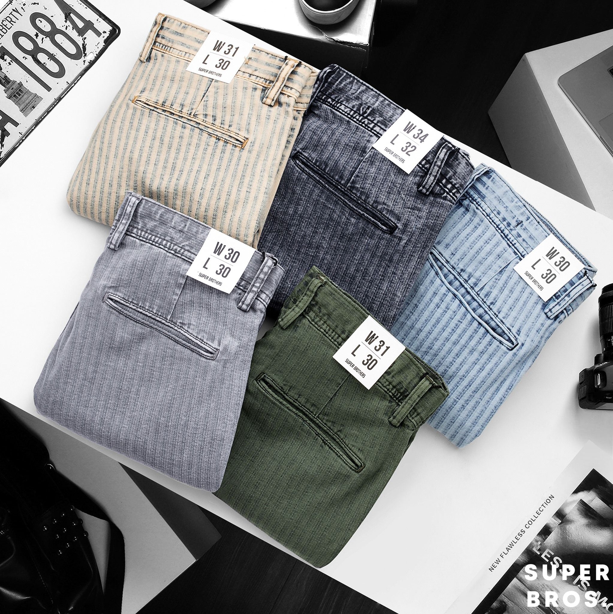 SHORT DENIM SUPER BROS
