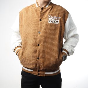 JACKET VARSITY BROWN SUPER BROS