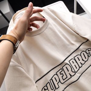 ÁO THUN SUPER BROS THÊU 4M