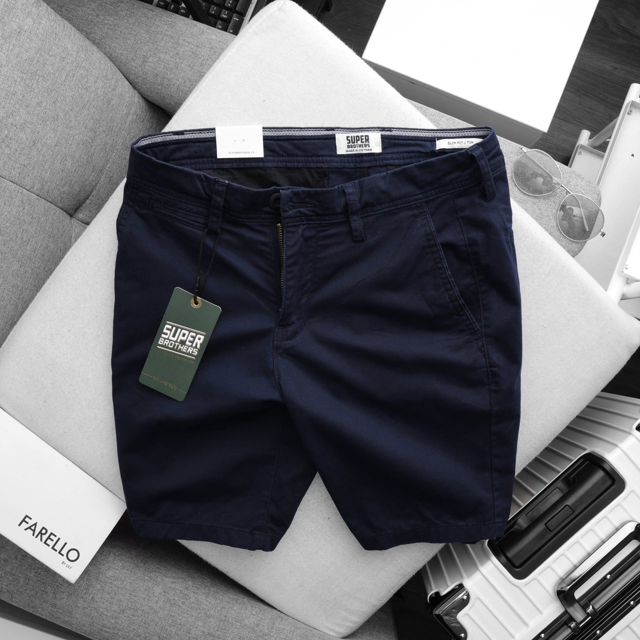 SHORT KAKI CHINOS SUPER BROS 8M