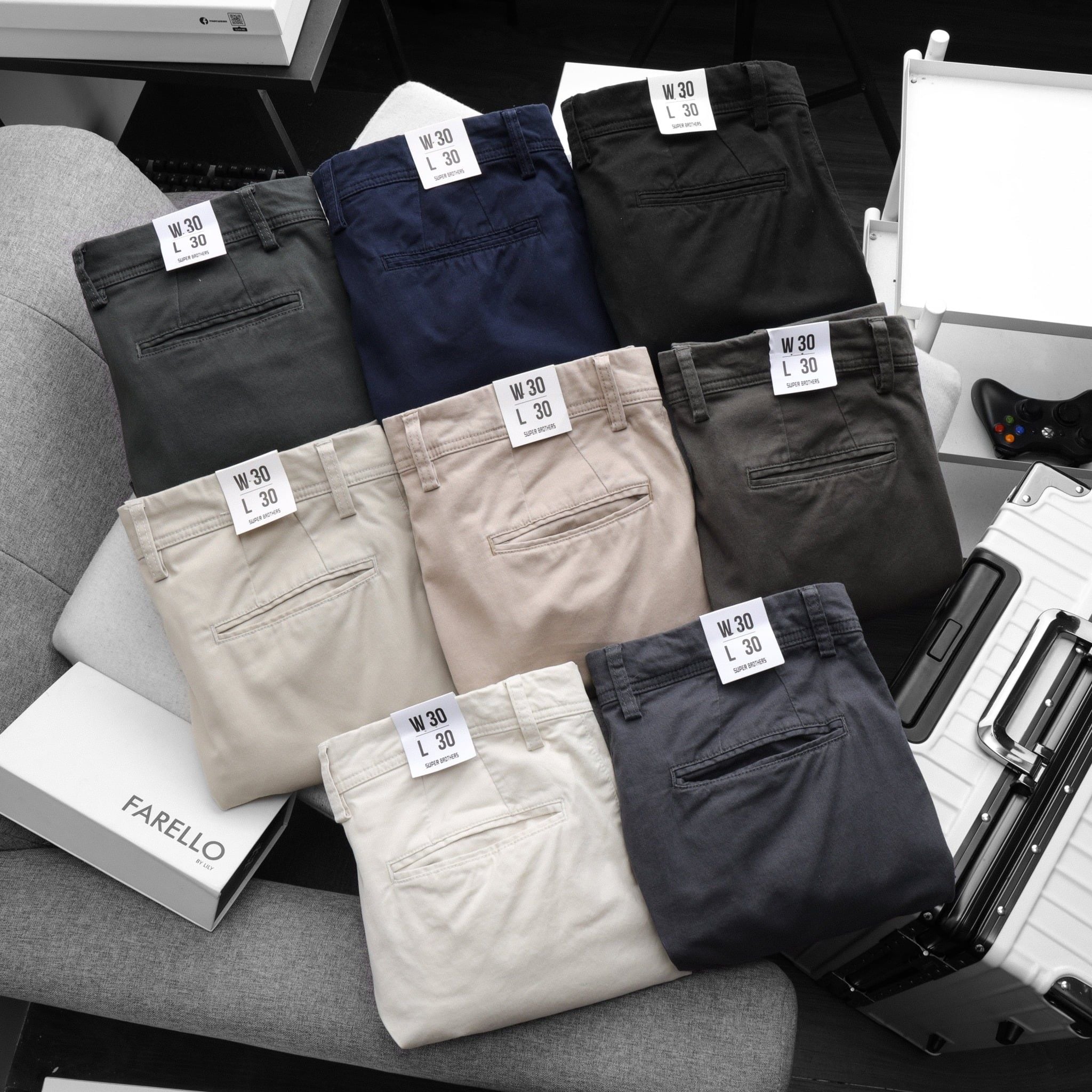 SHORT KAKI CHINOS SUPER BROS 8M