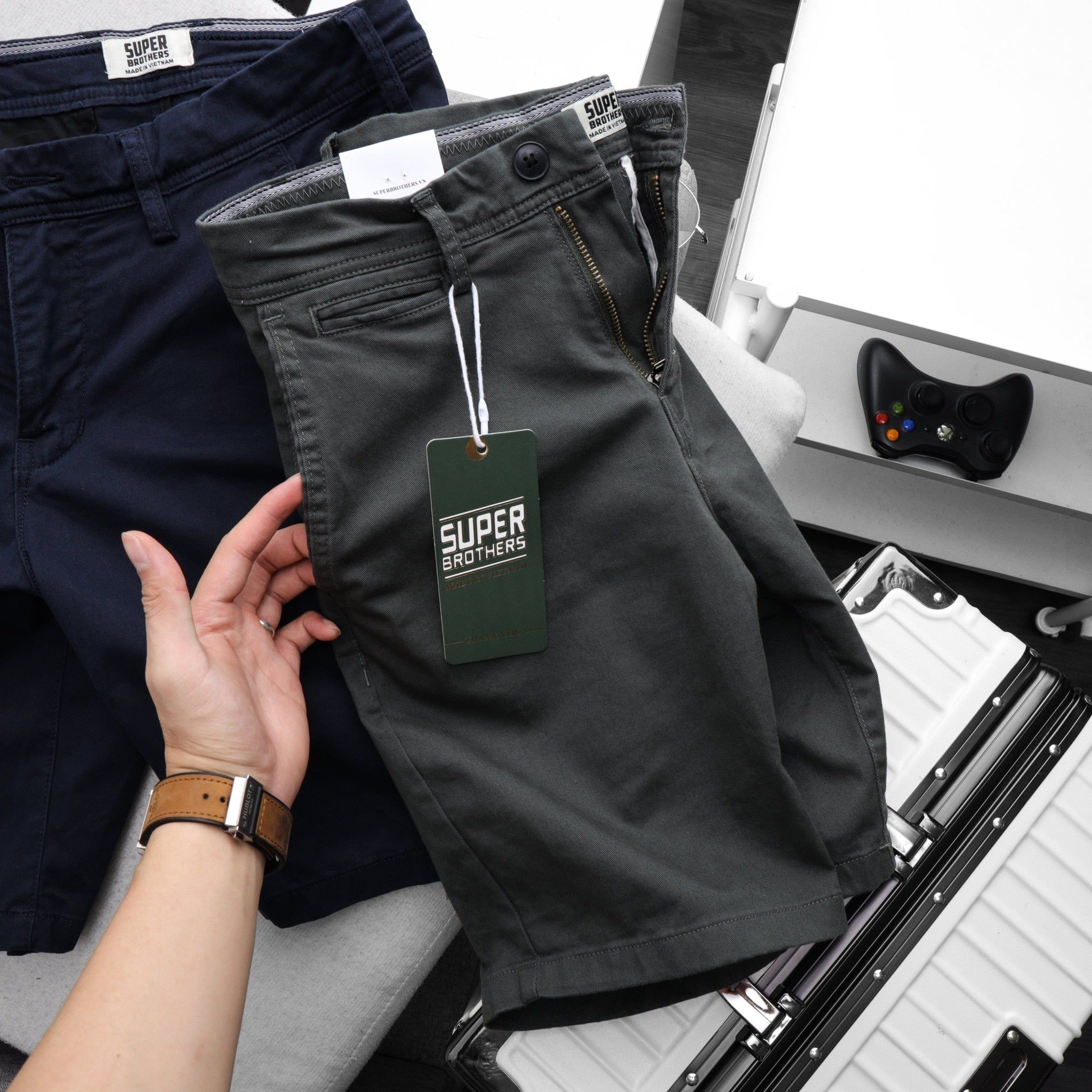 SHORT KAKI CHINOS SUPER BROS 8M