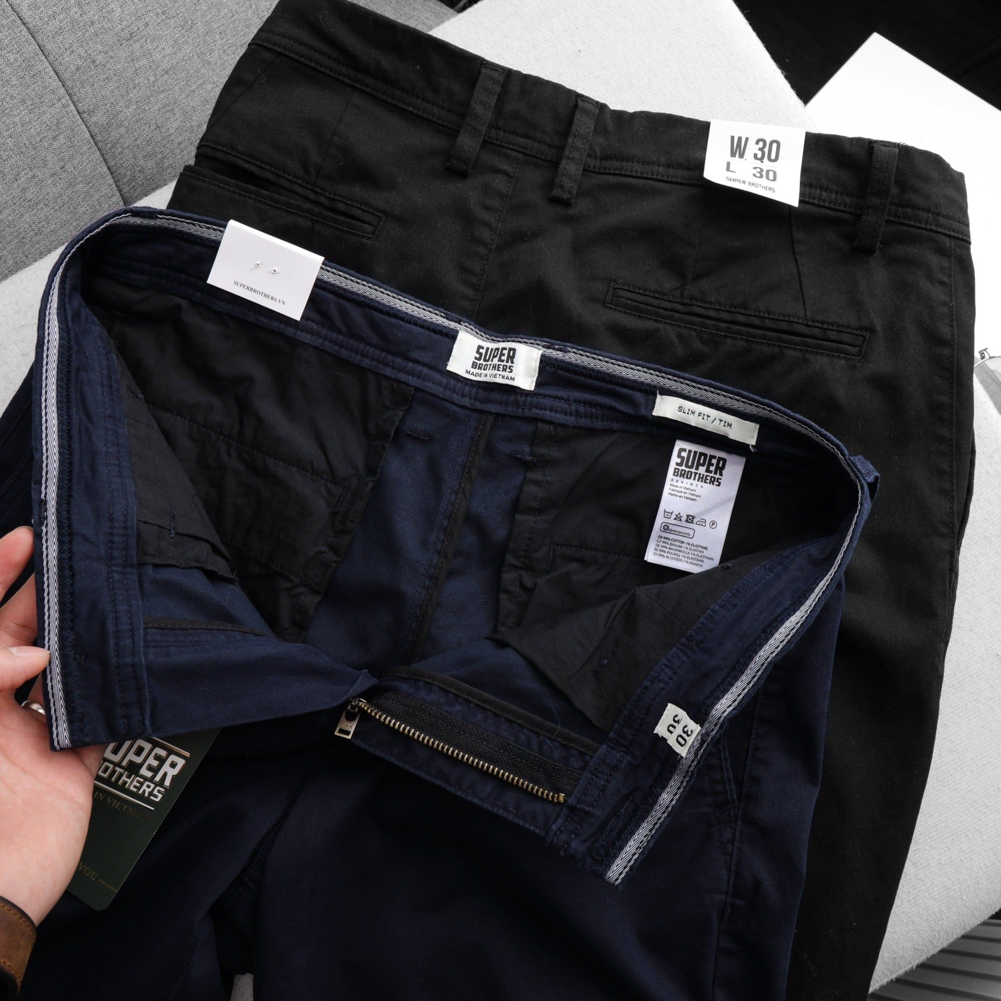 SHORT KAKI CHINOS SUPER BROS 8M