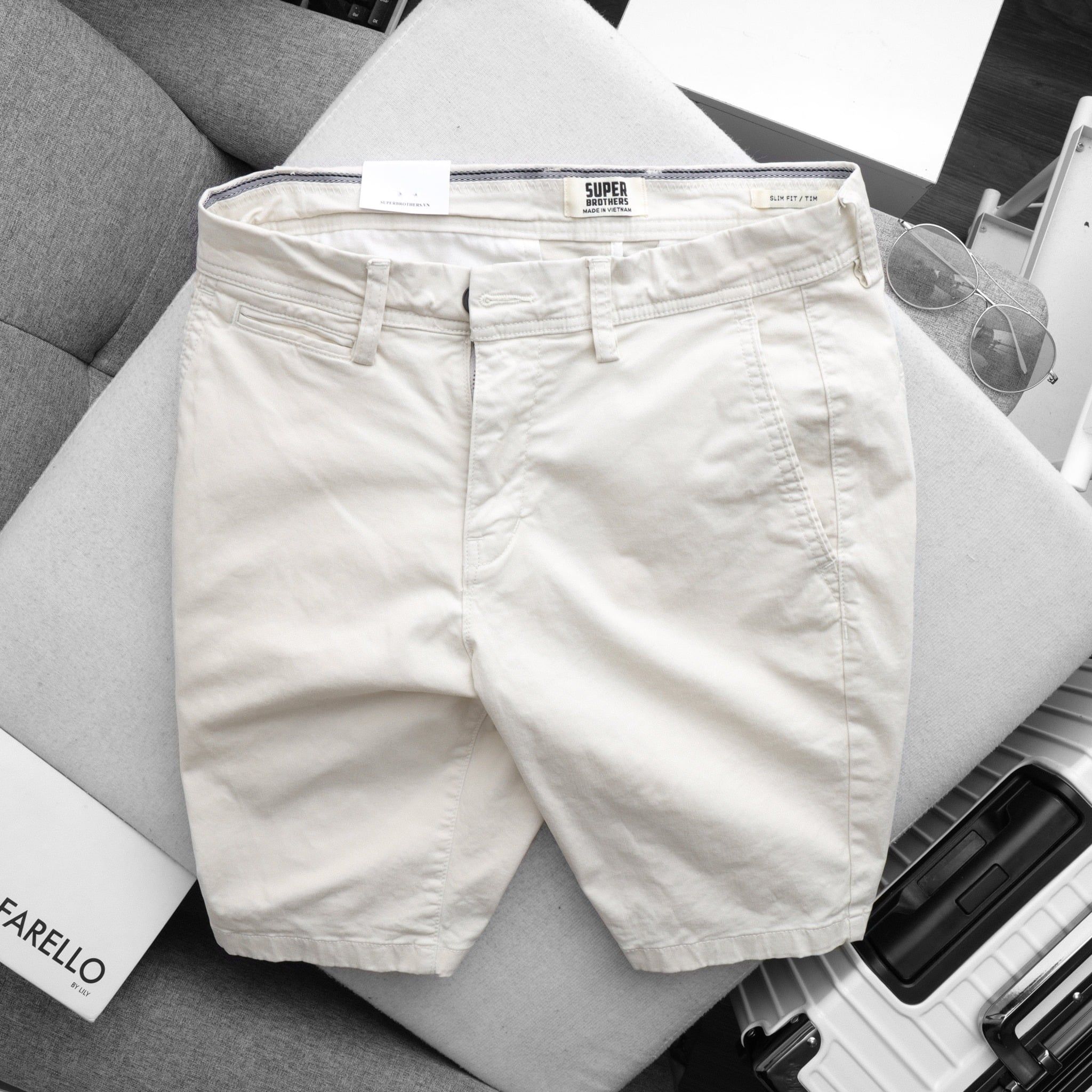 SHORT KAKI CHINOS SUPER BROS 8M