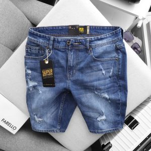 SHORT JEAN SUPER BROS RÁCH 6M