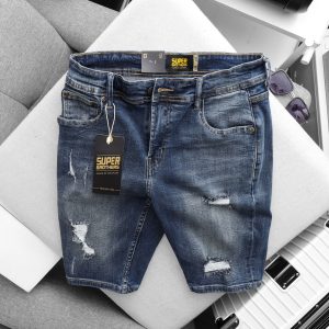 SHORT JEAN SUPER BROS RÁCH 6M