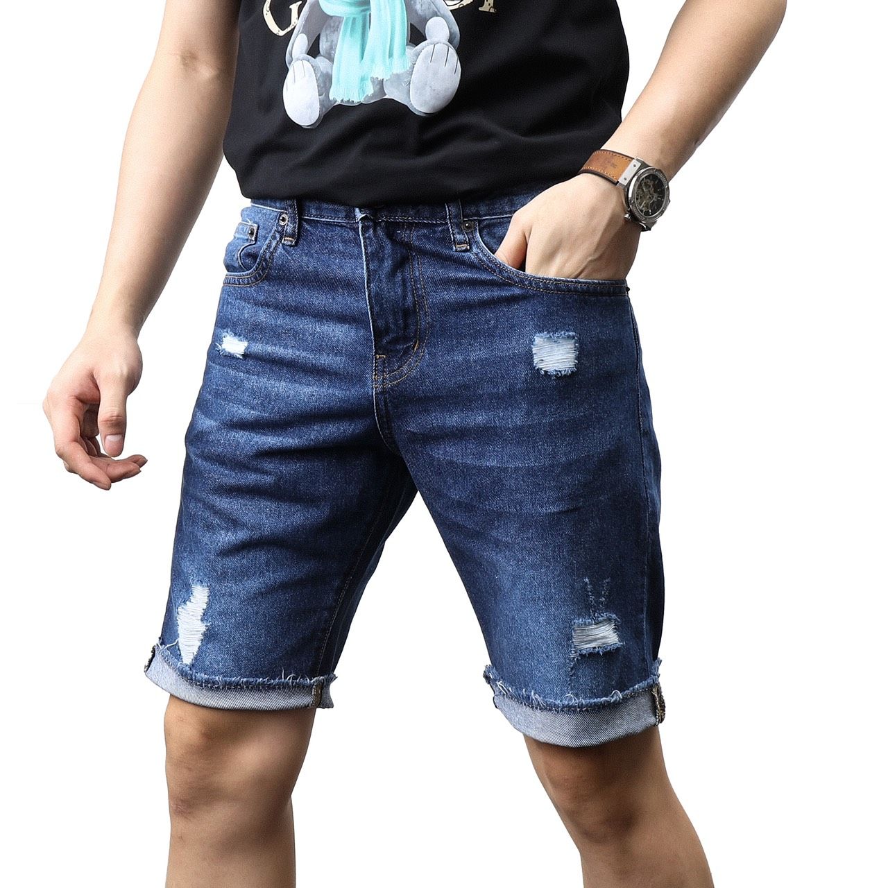 SHORT JEAN SUPER BROS TUA LAI