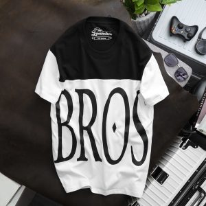ÁO THUN SUPER BROS PHỐI THÂN 4M