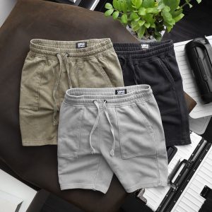 QUẦN SHORT NỈ WASH SUPER BROS