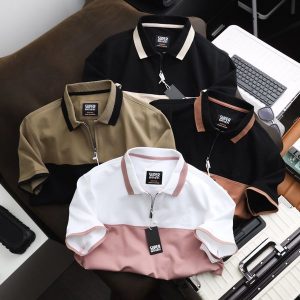 ÁO POLO SUPER BROS PHỐI ZIPPER