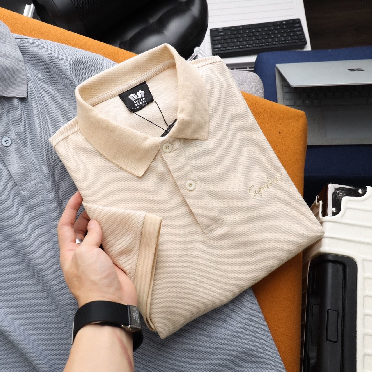 ?O POLO SUPER BROS LOGO CHỮ K? 7M